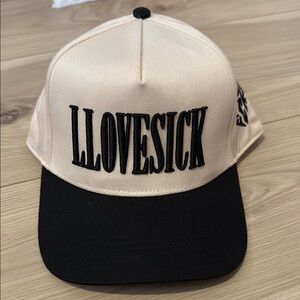 Lovesick Cream and Black Women's Hat